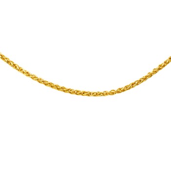 18ct gold 5.9g 18 inch Spiga Chain